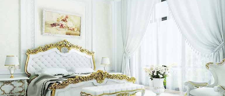 Интерьер спальни в стиле Ренессанс