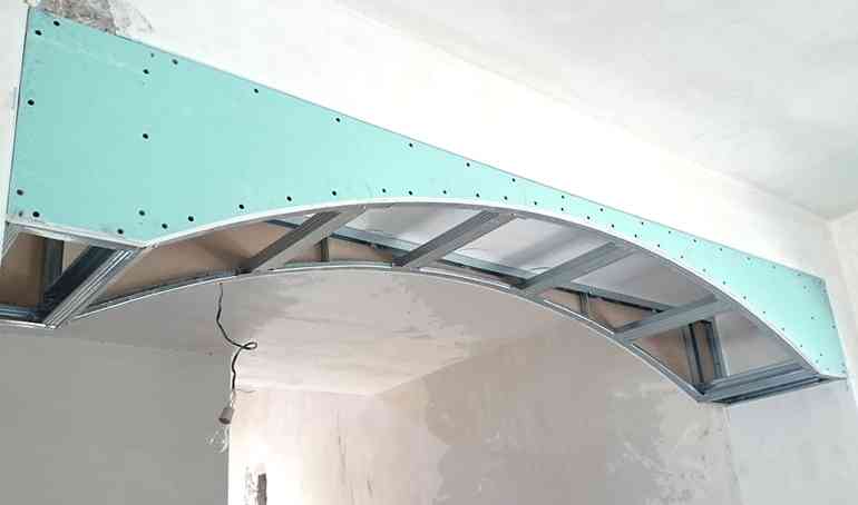 Что надо учитывать при монтаже проёмов из гипсокартона