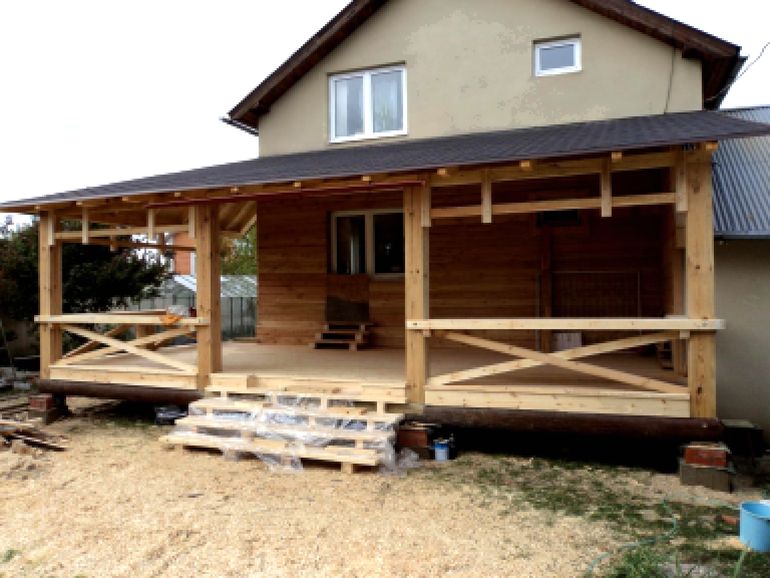 Какой материал выбрать для стен жилой веранды дома